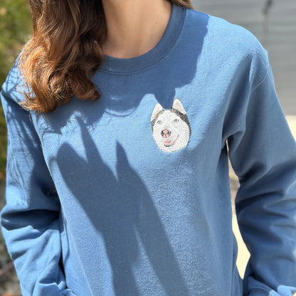 Custom Embroidered Pet Crewneck