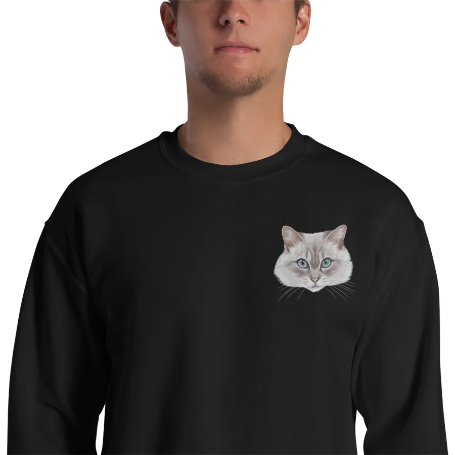 Custom Embroidered Pet Crewneck