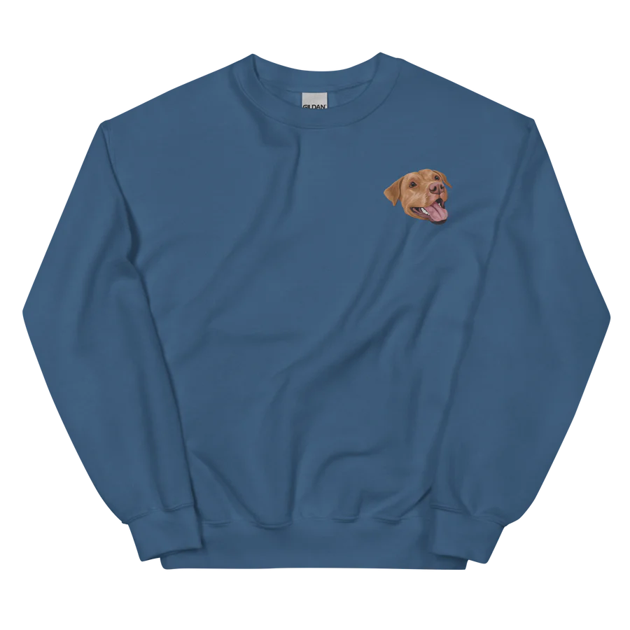 Custom Embroidered Pet Crewneck